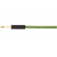 FENDER 18.6' ANGLED FESTIVAL INSTRUMENT CABLE PURE HEMP GREEN