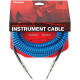 D`ADDARIO PW-CDG-30BU Coiled Instrument Cable - Blue