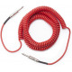 D`ADDARIO PW-CDG-30RD Coiled Instrument Cable - Red