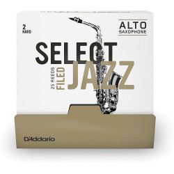 D`ADDARIO RSF01ASX2H-B25 Select Jazz - Alto Sax Filed 2H - 25 Box