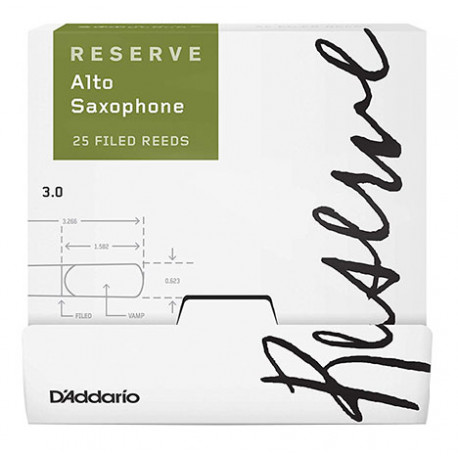 D`ADDARIO DJR0130-B25 - Reserve - Alto Sax #3.0 - 25 Box
