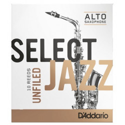 D`ADDARIO RRS10ASX3H Select Jazz - Alto Sax Unfiled 3H - 10 Box