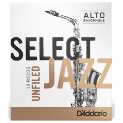D`ADDARIO RRS10ASX2M Select Jazz - Alto Sax Unfiled 2M - 10 Box
