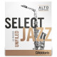 D`ADDARIO RRS10ASX3M Select Jazz - Alto Sax Unfiled 3M - 10 Box