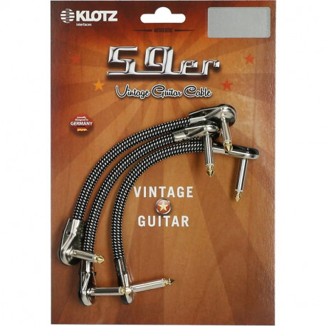 KLOTZ VINTAGE 59 PANCAKE PRO PATCH CABLE 15 CM