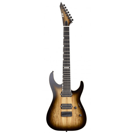 ESP E-II M-II-7 NT (Dark Brown Natural Burst)