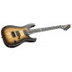 ESP E-II M-II-7 NT (Dark Brown Natural Burst)