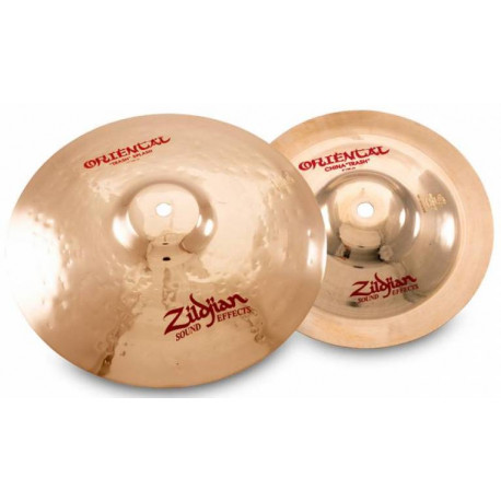 ZILDJIAN STACK 11" ORIENTAL TRASH SPLASH (A0611) + 8" ORIENTAL TRASH (A0608)