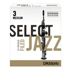 D`ADDARIO Select Jazz - Soprano Sax 3M - 10 Box