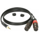 KLOTZ AY8 Y-CABLE STEREO MINI JACK - 2xXLR FEMALE BLACK 3 M