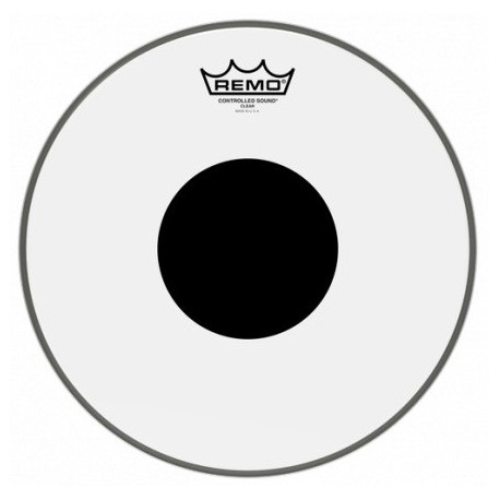 REMO CS 18" COATED BLACK DOT