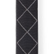 D`ADDARIO 50BAL02 Auto Lock Guitar Strap (Black Padded Diamonds)