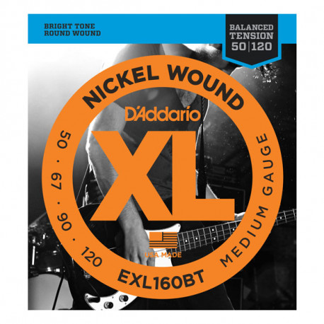 D`ADDARIO EXL160BT XL BALANCED TENSION BASS MEDIUM 50-120