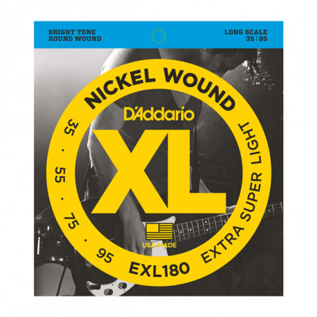 D`ADDARIO EXL180 XL EXTRA SUPER LIGHT 35-95