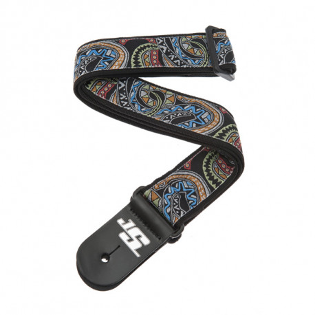 PLANET WAVES PW50JS04 Joe Satriani Guitar Strap Snakes Mosaic