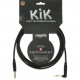 KLOTZ KIK INSTRUMENT CABLE ANGLED BLACK 6 M