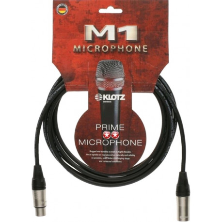 KLOTZ M1 PRIME MICROPHONE CABLE 5 M