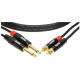 KLOTZ KT-CJ300 MINILINK PRO TWIN CABLE BLACK 3 M