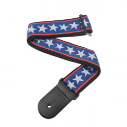 PLANET WAVES PW50A10 Woven Guitar Strap, Stars & Stripes