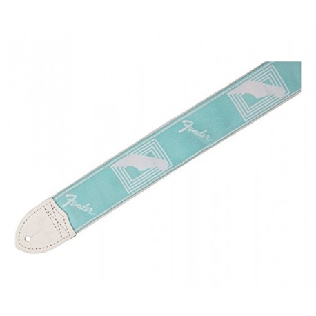 FENDER 2" MONOGRAMMED STRAP SEA FOAM GREEN