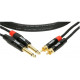 KLOTZ KT-CJ150 MINILINK PRO TWIN CABLE BLACK 1.5 M