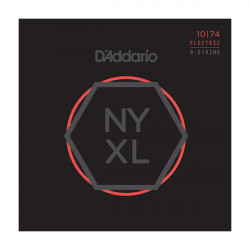 D`ADDARIO NYXL1074 NYXL LIGHT TOP / HEAVY BOTTOM 8-STRING 10-74