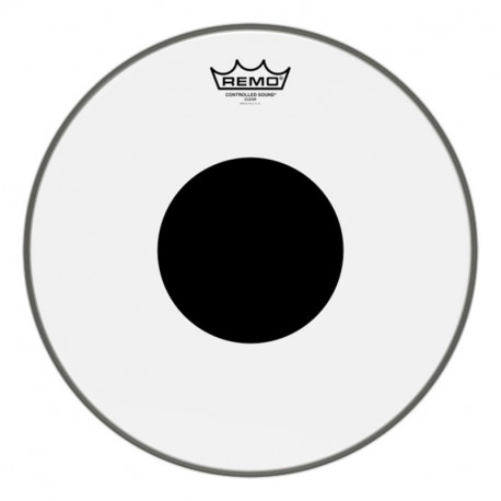 REMO CS 12" CLEAR BLACK DOT