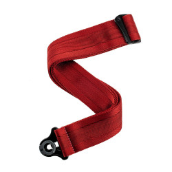 D`ADDARIO 50BAL11 Auto Lock Guitar Strap (Blood Red)