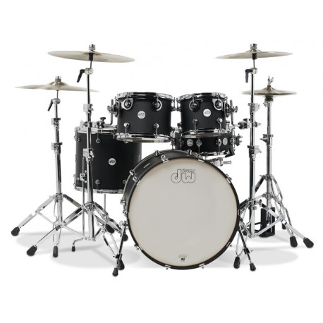 DW Design Series 5-Piece Shell Pack (Black Satin)