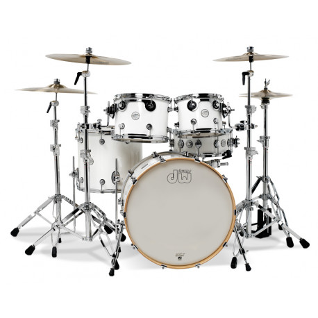 DW Design Series 5-Piece Shell Pack (Gloss White)