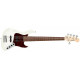 SADOWSKY MetroLine 21-Fret Vintage J/J Bass, Alder, 5-String (Solid Olympic White High Polish)