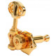 GRAPH TECH PRN-3411-G0 Acoustic 3+3 Skeleton Button Gold
