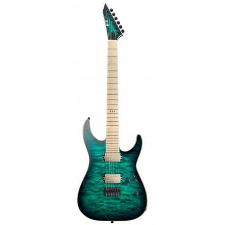 ESP E-II M-II NT (Black Turquoise Burst)