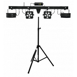 EUROLITE Set LED KLS Laser Bar FX Light Set + M-4 Speaker-System Stand