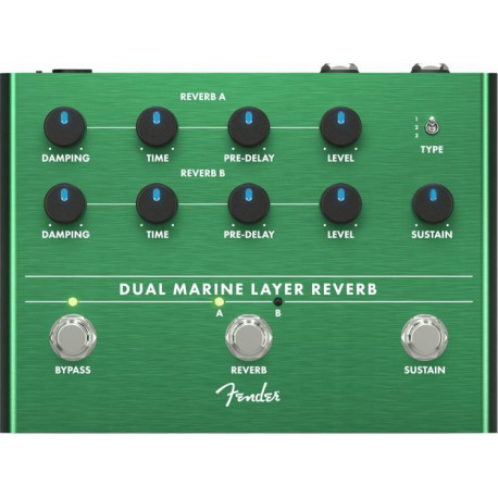 FENDER PEDAL DUAL MARINE LAYER REVERB