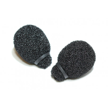 Rycote Miniature Lavalier Foams (Black) - Set 10 pcs