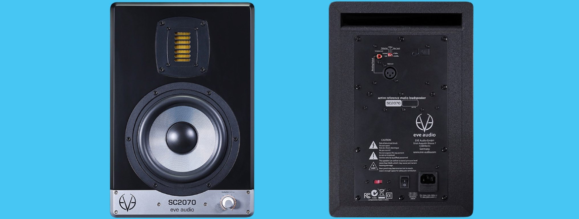 SC2070 - 6,5-дюймовые двухполосные студийные мониторы Eve Audio